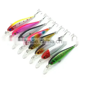 3D Lifelike Eyes Fishing Minnow Lures 8 Colors 10.1cm 9.36g High Quality Artficial Plastic Wobbler Hard Bait thumbnail-4