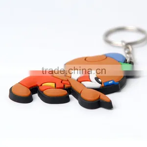 China Custom Rubber Keyring Factory thumbnail-3