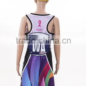 Healong Sports Custom Sublimate Team Bodysuit Netball Dress thumbnail-3