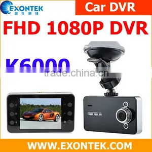2016 Latest Design K6000 Night Vision FHD Car Dvr/K6000 1080P Car Video Camera High Quality Good Price thumbnail-1