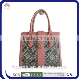 Leather Handles Straw Bag Summer For Adults thumbnail-1