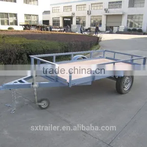Flat Trailer With Plywood for Goods F-48 thumbnail-1
