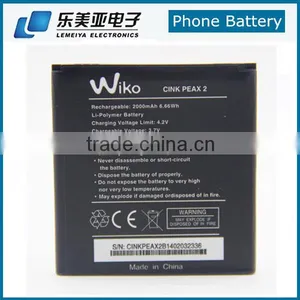 2000mah Li-ion Spice Mobile Battery for Wiko Rainbow Cink Peax 2 thumbnail-1