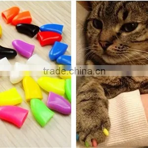 20 Pcs Colorful Soft Pet Dog Cat Nail Caps thumbnail-3