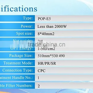 Cheap China IPL Machine One Headpiece POP-E5 Portable OPT IPL Beauty Systems From POP IPL thumbnail-5