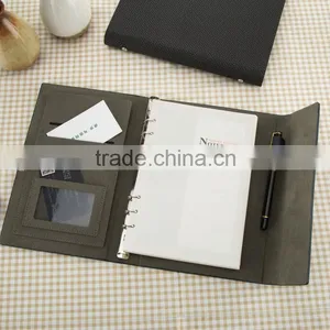 Luxury Embroider pu Leater Business Notebook With Clasp Closure thumbnail-2