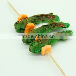 Fake Barbecue Food Grilled Green Pepper for Shop Display thumbnail-1