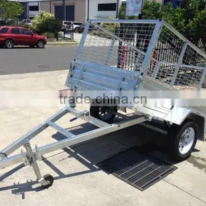8x5 Galvanised Caged Trailer thumbnail-5
