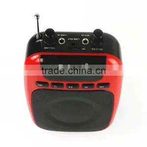 BOAS Waistband Wireless Microphone Special Amplifier for Guide Teacher External Voice Lound Speaker Support U Disk/TF Card thumbnail-1