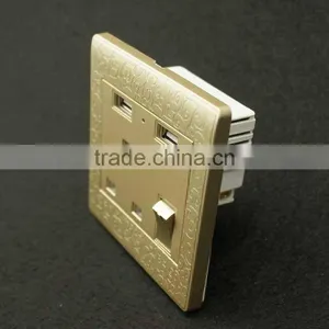 Electric Wall Switch and Socket Outlet Usb Plug Wall Socket thumbnail-3