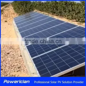 AC Solar Pumping System 400W 24 Meters Head Deliver 3 Tons per Hour thumbnail-3