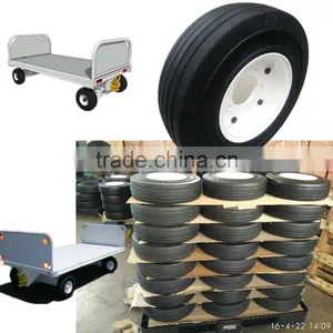 Hot Sale New Design Rib Pattern 4.00 8 4.00-8 Solid Trailer Rubber Tires for Carts at Low Price thumbnail-1