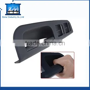 ABS Side Panel Black OEM Front Master Window Console Switch Left Driver Side + Handle Trim Set thumbnail-1