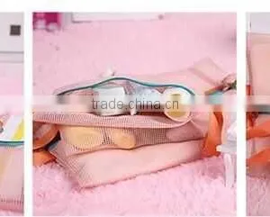 Fashion Travel Cosmetic Custom Pencil Case Zipper File Folder Bag thumbnail-1