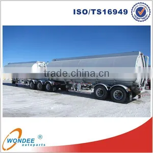 LPG Tank Semi Trailer Type 3 Axle 45m3 Tank Trailer for Sale thumbnail-2