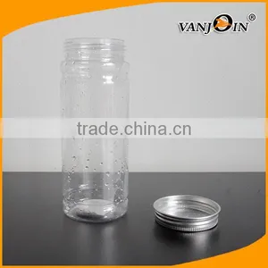 Empty Food Grade Plastic Food Storage Jars 330ml With Aluminum Cap thumbnail-2