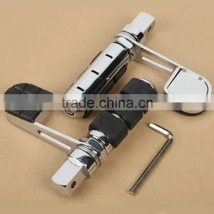 Chrome Skull Foot Peg Footrest Heel Stirrup Rest For Honda VTX1800 VTX1300 2002-2011 10 thumbnail-5