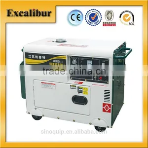 380V ATS Backup Silent Diesel Generator Set S6500DS thumbnail-1