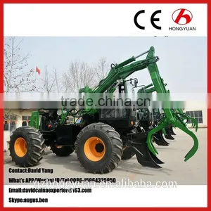 China Big Grapple Capacity Sugarcane Loader With 4 Wheel Drive thumbnail-3