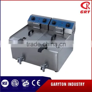 GRT - E36V Hot Sale Double Basket Electric Deep Fryer thumbnail-2