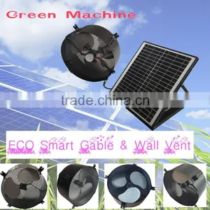 Vent Goods 20w 24v Brushless Motor Attic Venting Fans Roof Mounted Industrial Exhaust Fan Flexible Solar Penel thumbnail-1