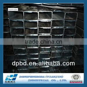 2.3~5.75mm 80*140 Carbon Steel Square Tube Black Steel Pipe thumbnail-1