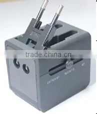 Universal Plug Adapter With Two USB Connectors thumbnail-1
