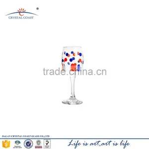 Wholesale High Quality Handmade Spanish Long Stem Unique Bohemia Crystal Wine Glass thumbnail-1