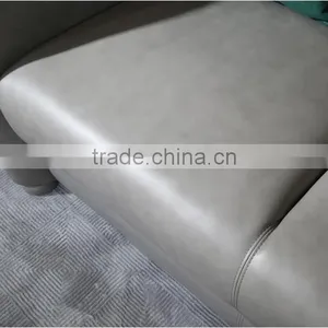 Grey Color Genuine Leather Tufted Sofa Set, Special Design Modern Living Room Leather Sofa(MOQ=1 SET) thumbnail-3
