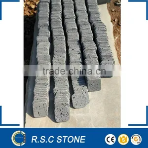 Good Price of Black Steak Grill Lava Cooking Stone thumbnail-1
