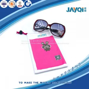 Custom Logo Microfibre Drawstring Sunglasses Pouch thumbnail-3