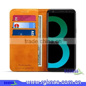 RGKNSE Fashion PU Flip Leather Wallt Cover Case for Samsung Galax S8 Phone Case thumbnail-2