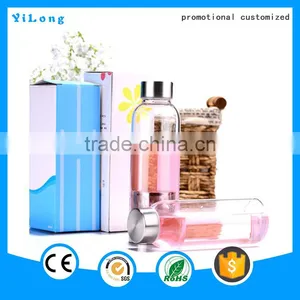 2016 Hot Sale Borosilicate Mineral Water Glass Bottle Private Label thumbnail-4