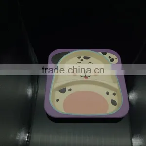 Melamine and Bamboo Fiber Plates Kids thumbnail-3