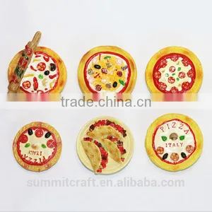 Italy Souvenir Fridge Magnet Resin Delicate Pizza Fridge Magnet thumbnail-1
