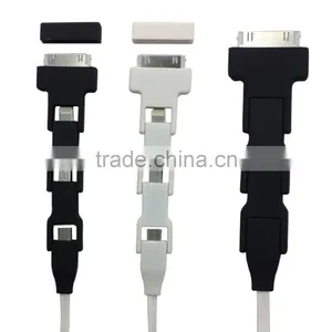 Affordable Custom 4 in 1 Multi Charging Cable for IPhone 4, IPhone 5, IPAD, Samsung Smart thumbnail-2