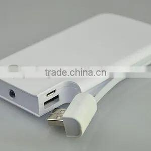 Super Slim Card Power Bank With Built in Cable 5000mah 5500mah thumbnail-1