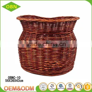 China Supplier Wholesale Handmade Popular Comfortable Small Wicker Rattan Indoor Dog Cat House thumbnail-4