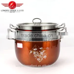 2016 New Design Round Shape Hot Selling High Quality Stainless Steel Soup Cooking Pot Set thumbnail-1