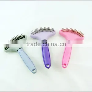 Plastic Pet Hair Brush With the Steel Pin thumbnail-1