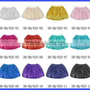 Hot Sale Birthday Outfit Blue/silver/gold Glitter Sequin Short Skirts thumbnail-6