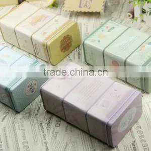 Wholesale Air Tight Square Tea Tin Can Custom Airtight Metal Tin Tea Canister thumbnail-1