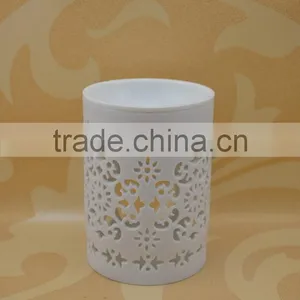 Ceramic Aroma Oil Burner With Tealight Candle for Wholesale thumbnail-1