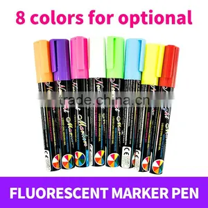 Multi-color Fluorescent Highlighter Durable Marker Pen / Double-end Fluorescent Magic Marker Pen thumbnail-2
