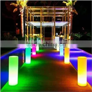 Outdoor Decorative Rechargeable Luminous Bar Outdoor Pillar thumbnail-2