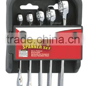 5 Pcs Combination Spanner Set / Repair Wrench thumbnail-1