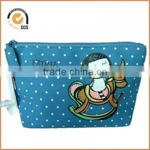 New Style Protective Bag Embroidery Cotton Cosmetic Bag With Customed Logo thumbnail-1