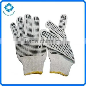 PVC Dotted Knitting Cotton Gloves thumbnail-1