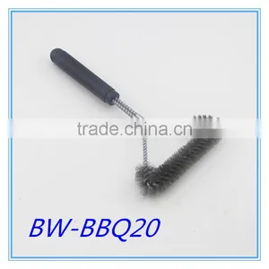 Black Handle Heavy Duty Barbecue Grill Brush With Wire Bristle thumbnail-1