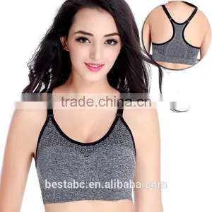 Hot Sexy Woman Spandex Fitness Sports Bra thumbnail-1